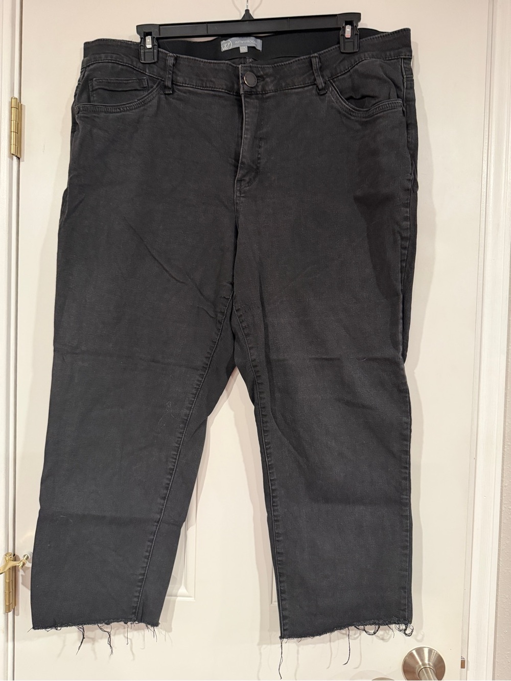 Wit & Wisdom Charcoal Straight Jeans